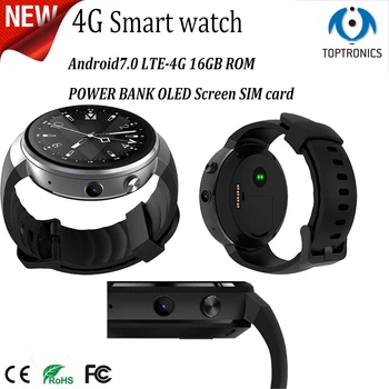 

4G Smart Watch Support SIM Card Wristwatch with OLED Display 2.0P Camera Vioce Search Pedometer HeartRate Monitor For Men