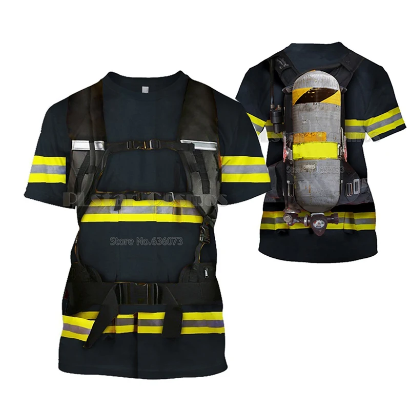 

Family matching Outfits mother and daughter clothes Firefighter Suit Kids 3D Print t shirts Fireman Hoodies/Sweatshirts/jacket