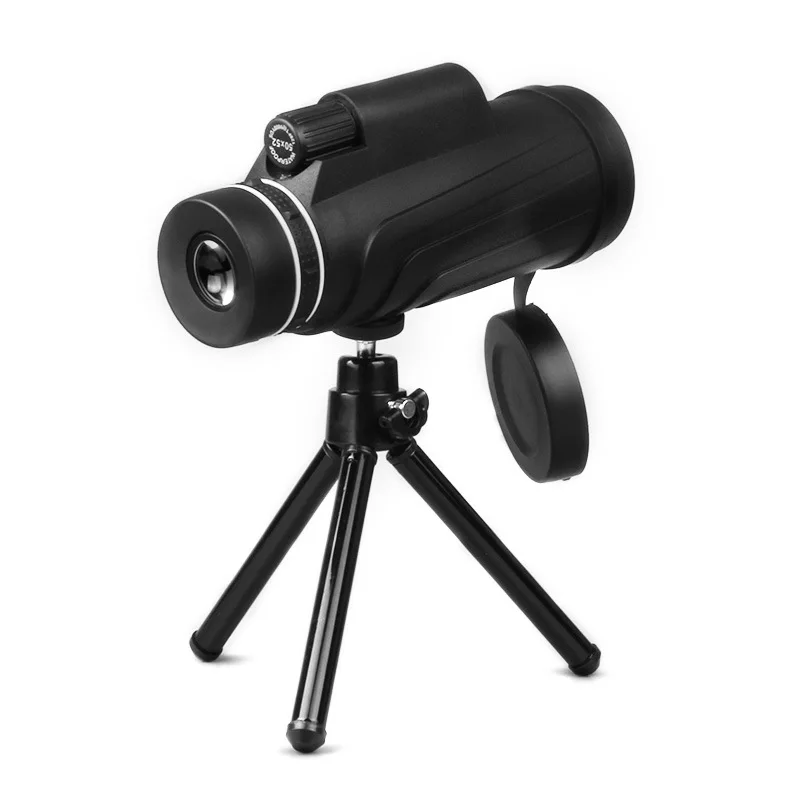 Монокулярный телескоп BAK4 50X52 HD прицел призматический с компасом штатив зажимом