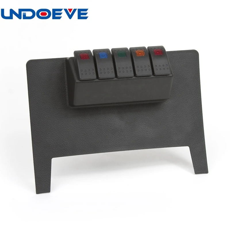 For Jeep JK Wrangler Lower Switch Panel that will accommodate 1 to 5 rocker style switches fits 2011 2017 2/4WD Automatic | Автомобили и