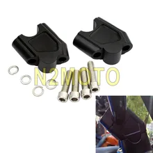 Мотоцикл черный 7/" Руль Riser модификация бар адаптер зажима для Suzuki SV650 SV1000 GSF1250S внедорожный ATV