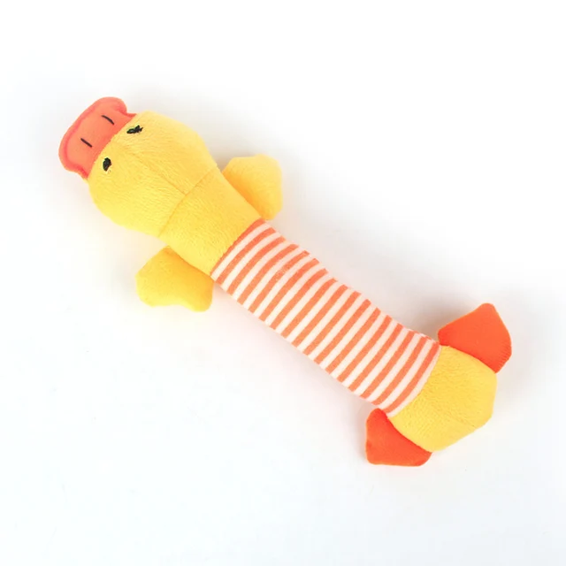 Plush Pet Dog Toy Chew Squeak Toys For Dogs Supplies Fit for All Puppy Pet Sound Toy Cute Elephant Duck Pig Plush Toys For Pets 5