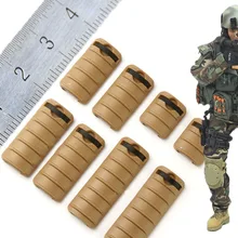 Высокое качество Knights handguard панель с ребрами рейку наружные щитки 8 шт./компл. черный/зеленый/коричневый цвет можно выбрать