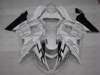 

636 Zx-6r 15 16 Fairing Kits for Kawasaki Zx6r 2013 - 2016 Black White Motorcycle Fairing for Kawasaki Zx6r 2015 Fairing