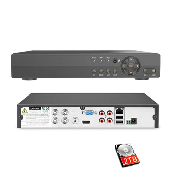 

4 Channel 8 Channel AHD DVR Surveillance CCTV Video Recorder DVR 720P/1080N Hybrid DVR For 720P /1080P Analog AHD Camera 4CH 8CH
