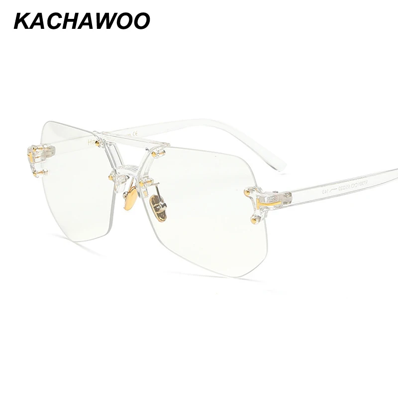 Kachawoo очки без оправы для мужчин черные леопардовые нерегулярные прозрачные очки для глаз для женщин аксессуары горячая распродажа