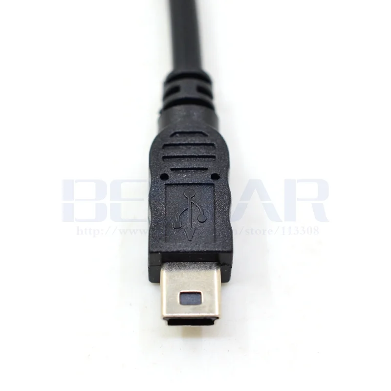 25 см usb type-c к мини-usb кабель 2,0 5pin мини-b штекер к USB 3,1 USB-C Женский конвертер адаптер данных зарядный кабель