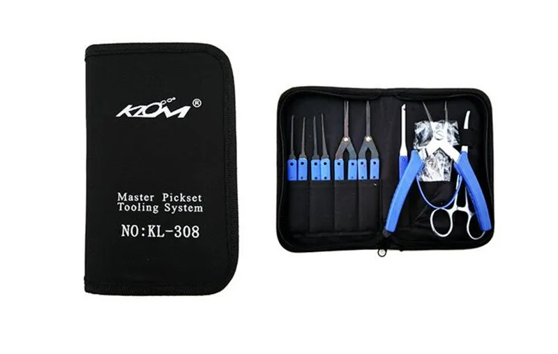 

KLOM Broken Key Extractor Locksmith Tools Kit Key Remove Removal Hooks