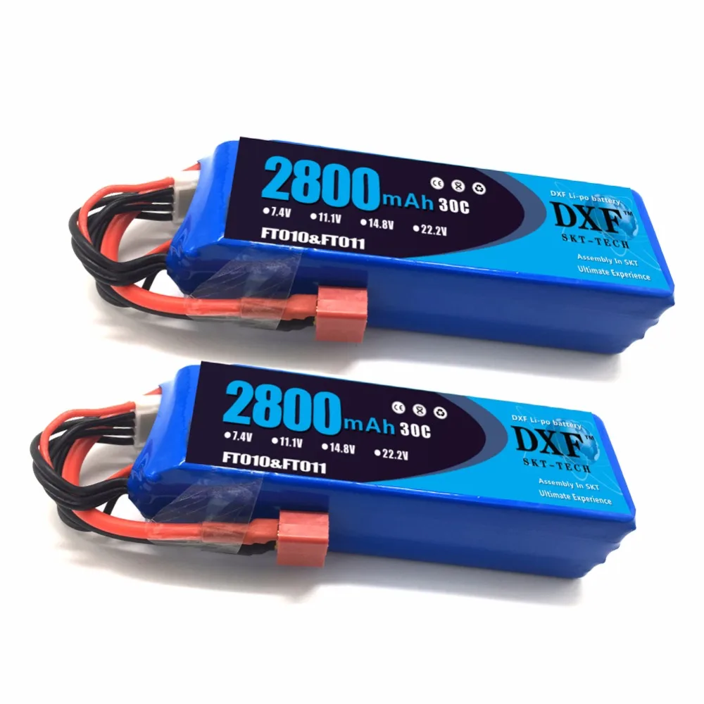 

2pcs RC Lipo Battery 14.8V 2800mah 30C for FT010 FT011 RC boat RC Helicopter Quadcopter