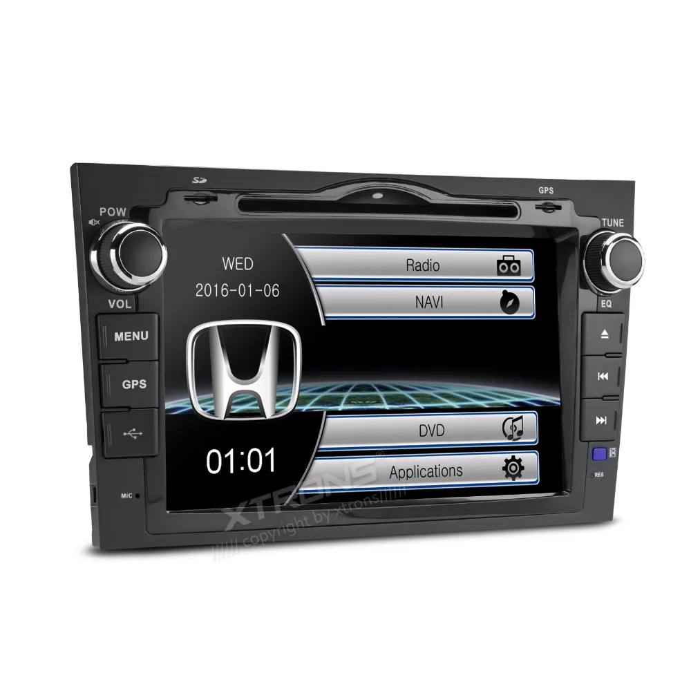 Sale XTRONS 8" HD Digital Touch Screen 2 din Car Stereo Radio DVD Player GPS Steering Wheel For Honda CRV 2007 2008 2009 2010 2011 0