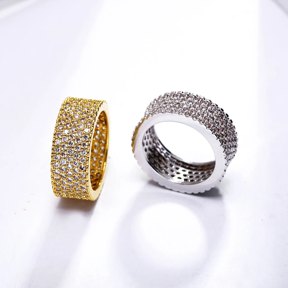 Circle Classic Jewelry Gold Color Round Luxury Rings For Women Fashion Wholesale Jewellery Lucky Ring