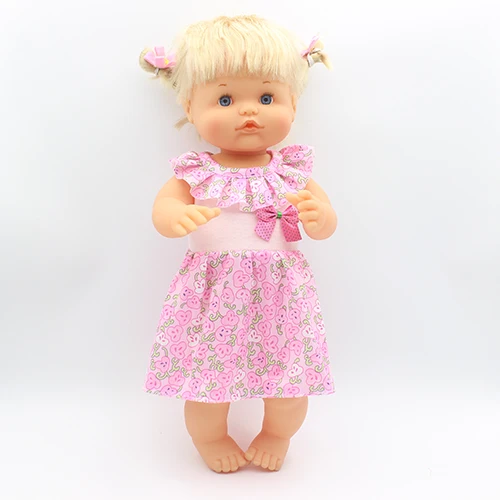 Популярное платье, Одежда для кукол, подходит для 35-42 см, Nenuco, кукла Nenuco su Hermanita, аксессуары для кукол - Цвет: 10
