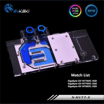 

Bykski Full Cove GPU Water Block For VGA Gigabyte GV-N770OC GV-N760OC Graphics Card N-GV77-X