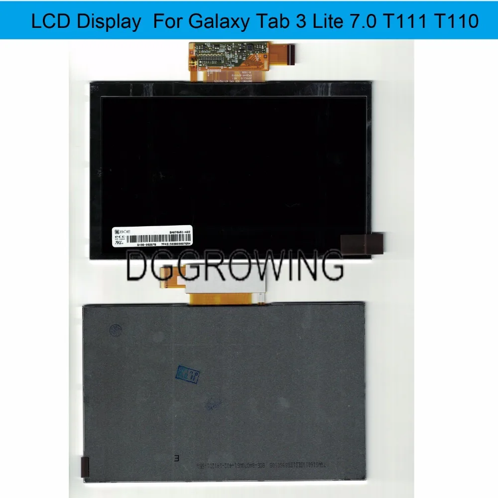 

DGGROWING 1 PCS Repair Replacement For Samsung Galaxy Tab 3 Lite 7.0" T110 T111 New LCD Display Panel Screen Monitor+Free Tools
