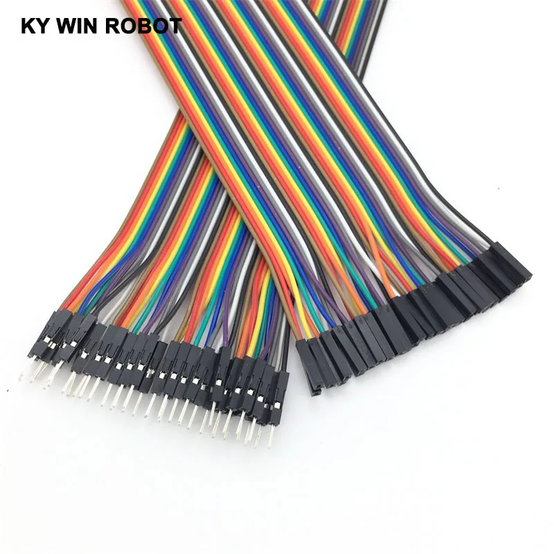 Dupont Line 120 шт. 20 см разъем штырь гнездо и перемычка кабель для arduino Набор