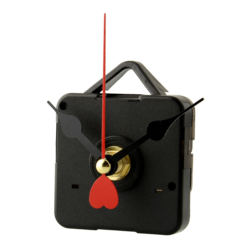 

Replacement Clock Movement Repair Parts with Hook Red Heart Hands DIY