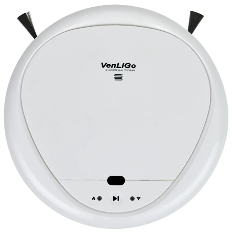 

Sounds in English OR RussianS3-W Intelligent Robot Vacuum Cleaner for home 1800PA Dry Wet