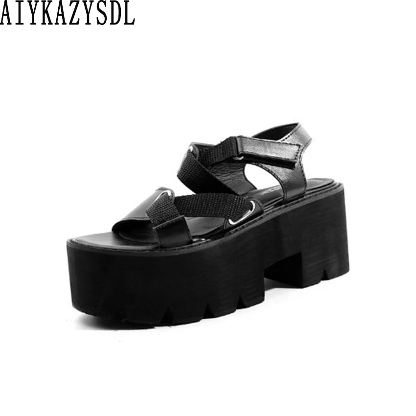 punk platform sandals