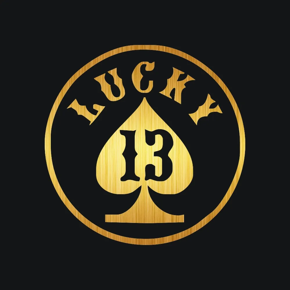 1 шт. 12 5 х12 см стикер LUCKY NUMBER 13 для автомобиля Стайлинг наклейки мотоцикла