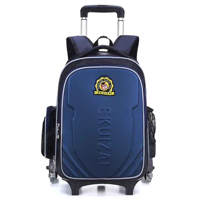 

Kids Trolley School bags for Boys Children Backpack 2 Wheels Rolling Backpacks Removable Book Bag Girls Schoolbag mochila