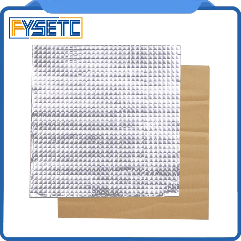 300*300*10mm Heated Bed Foil Self-adhesive Heat Insulation Cotton For 3D