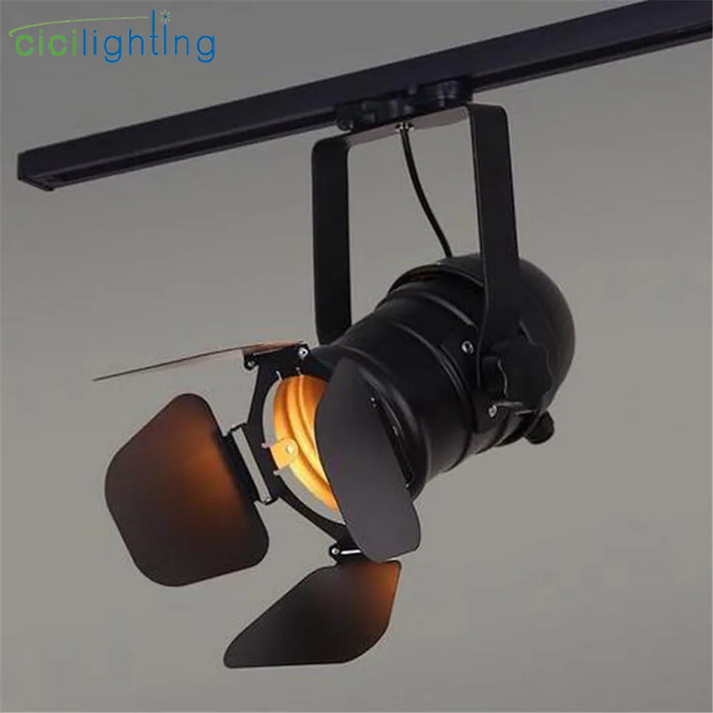 خمر في barndoor Led أضواء المسارات 5 w cob مصباح الطرق LED الملابس مخزن الإضاءة أضواء Led مع قابل للتعديل غطاء أسود أبيض