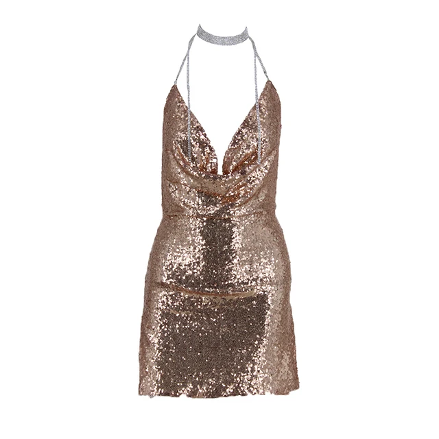 New arrival Kendall Jenner's 21st Birthday Dress Outfits 2016 chic sequined sparkly halter New arrival Kendall Jenner's 21st Birthday Dress Outfits 2016 chic sequined sparkly halter