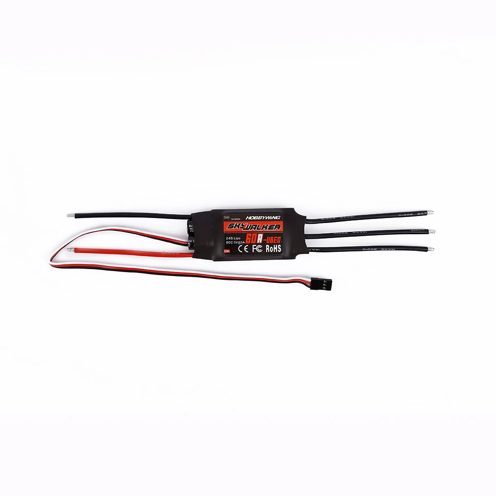 Hobbywing SkyWalker 15A 20A 30A 40A 50A 60A 80A ESC Brushless Speed Controller With BEC For RC FPV Quadcopter Skywalker Airplane 3