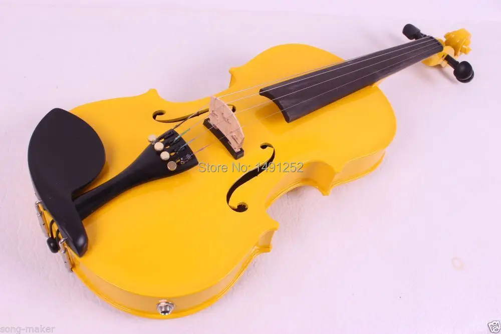 2015 real violin new yellow 4/4 solid wood 1violin modelviolin
