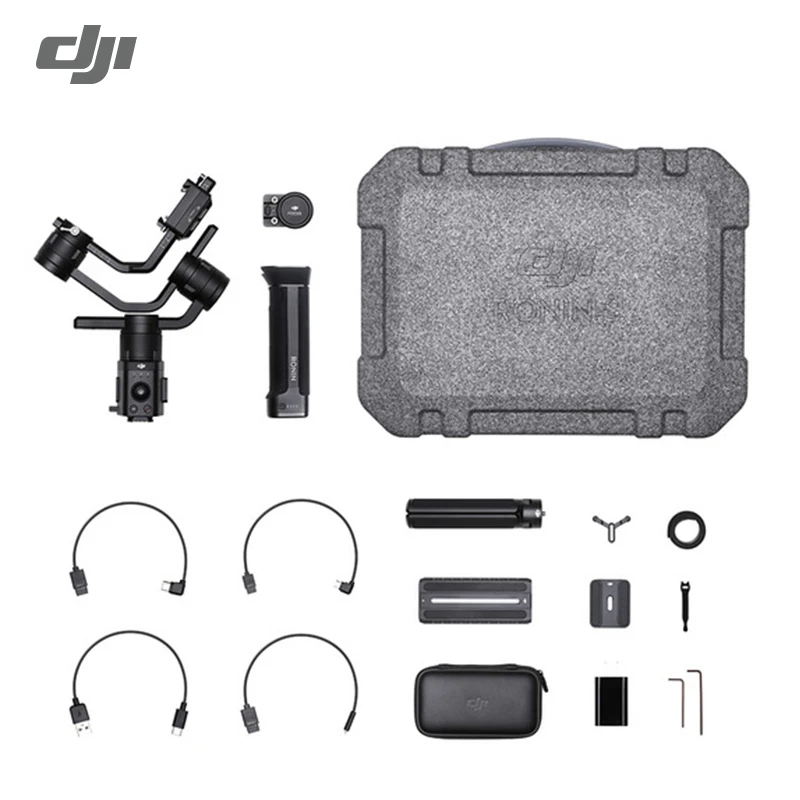 DJI Ronin-S Улучшенный 3-осевая стабилизация 3,6 кг тестирование нагрузки Ёмкость Max Срок службы батареи 12hrs автоматизированный умный Особенности