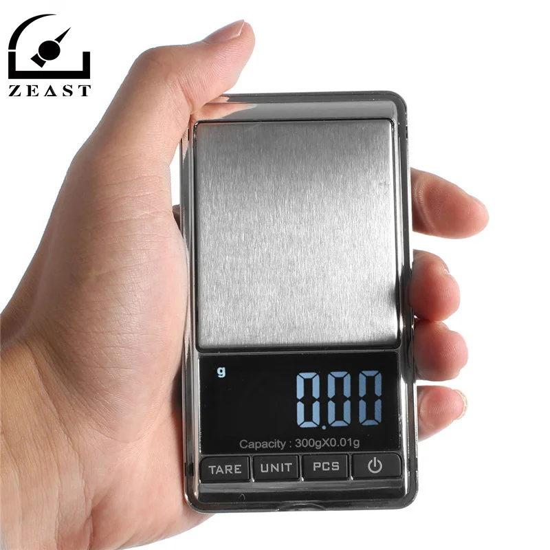 

Mini 300g x 0.01g Digital Pocket Scale Electronic Jewelry Balance Gram Professional LCD Display Kitchen