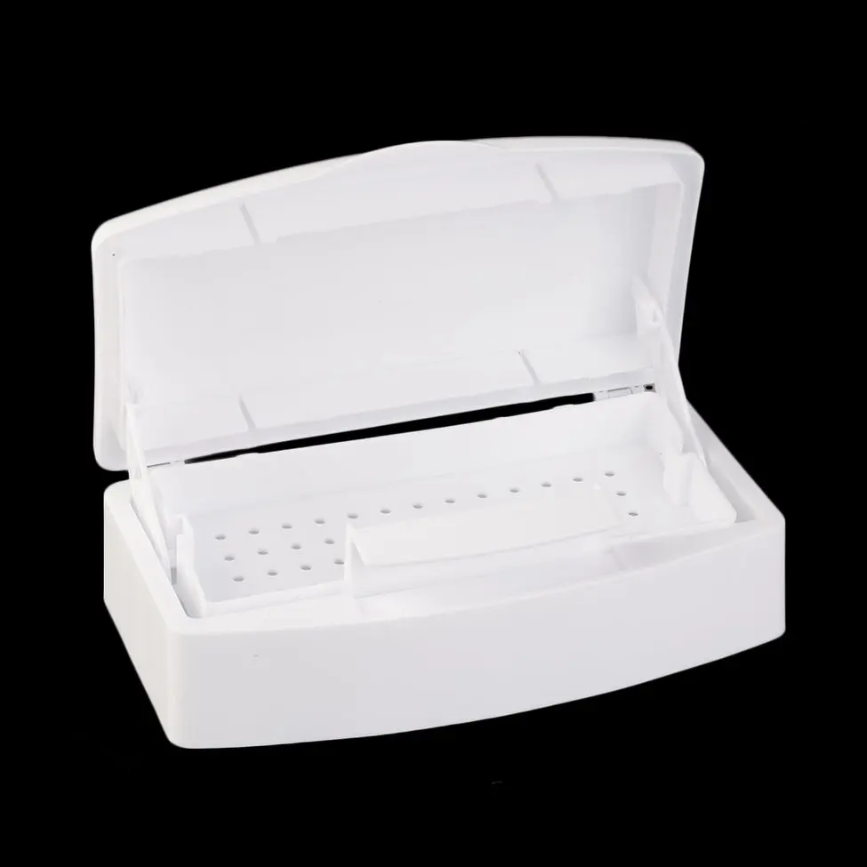

Double Firm Nail Tools Sterilization Box for Alcohol Plastic High Quality Alcohol disinfection nail box