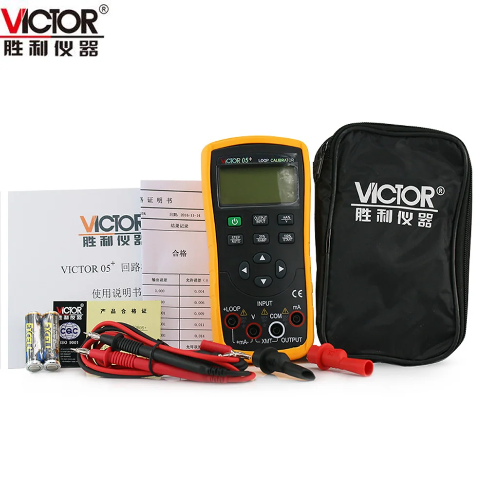 

VICTOR VC05+ DCA/DCV Voltage/Current Signal Generator Circuit Loop Process Calibrator