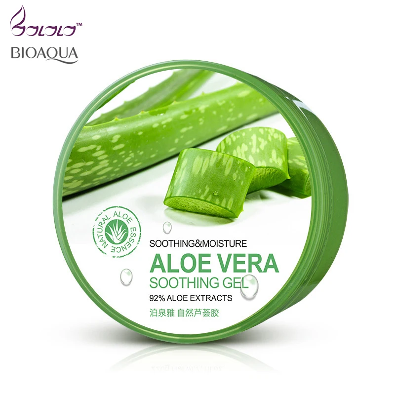 

PURE ORGANIC ALOE VERA GEL Cream Hyaluronic acid mask Soothing & Moisture, Remove Acne Hydrating Whitening Oil control skin care