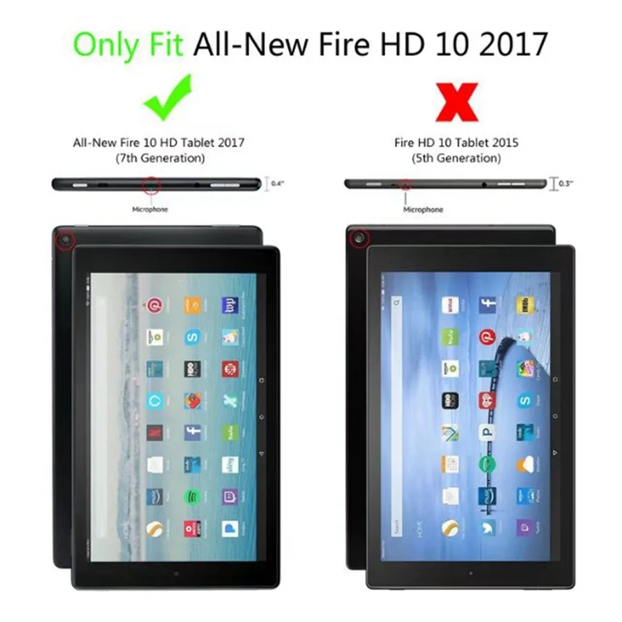 Кожаный чехол с 3D принтом города для Amazon Kindle Fire HD 10 10,1 дюймов чехол для Amazon Kindle Fire HD 10 Чехол+ пленка+ ручка