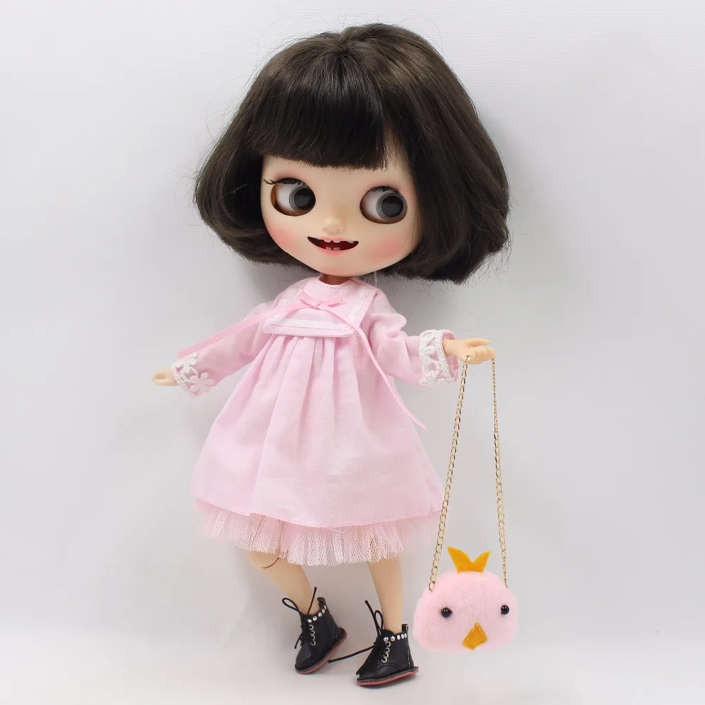 Ледяное DBS Blyth кукла совместное тело милое платье курица мешок прекрасная девочка