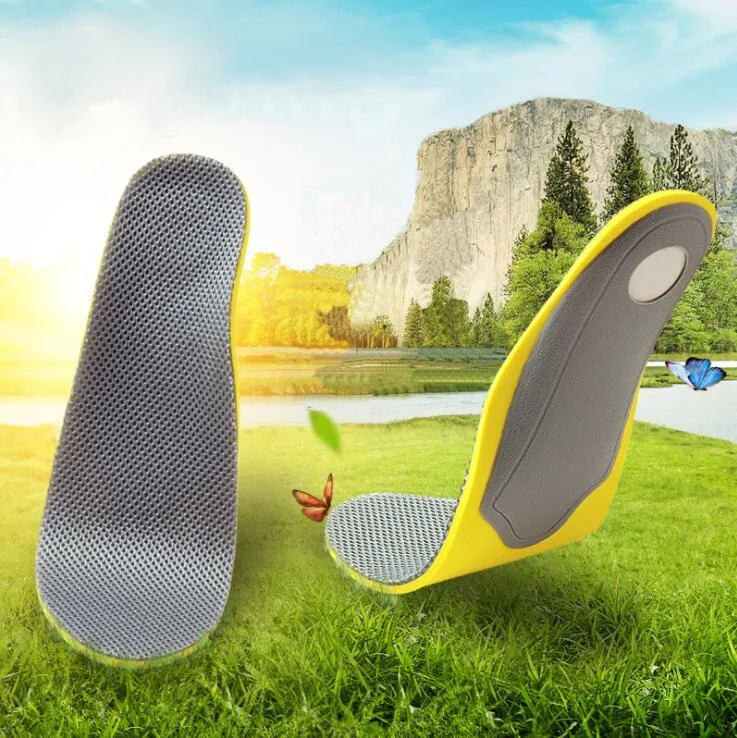 

2019 Hot Sale Unisex Sweat Deodorant Damping Arch Support Shoe Insoles Insert Cushion For Men Women Wear-resistant Breathable