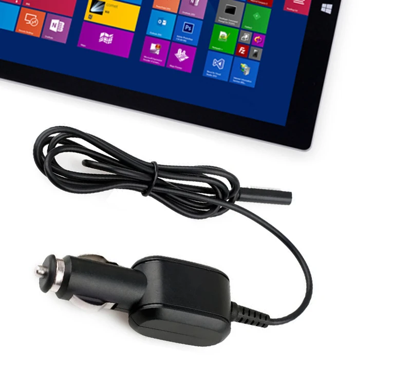 12V 3.6A Car Power Adapter Cable Tab Charger for Microsoft MS Surface