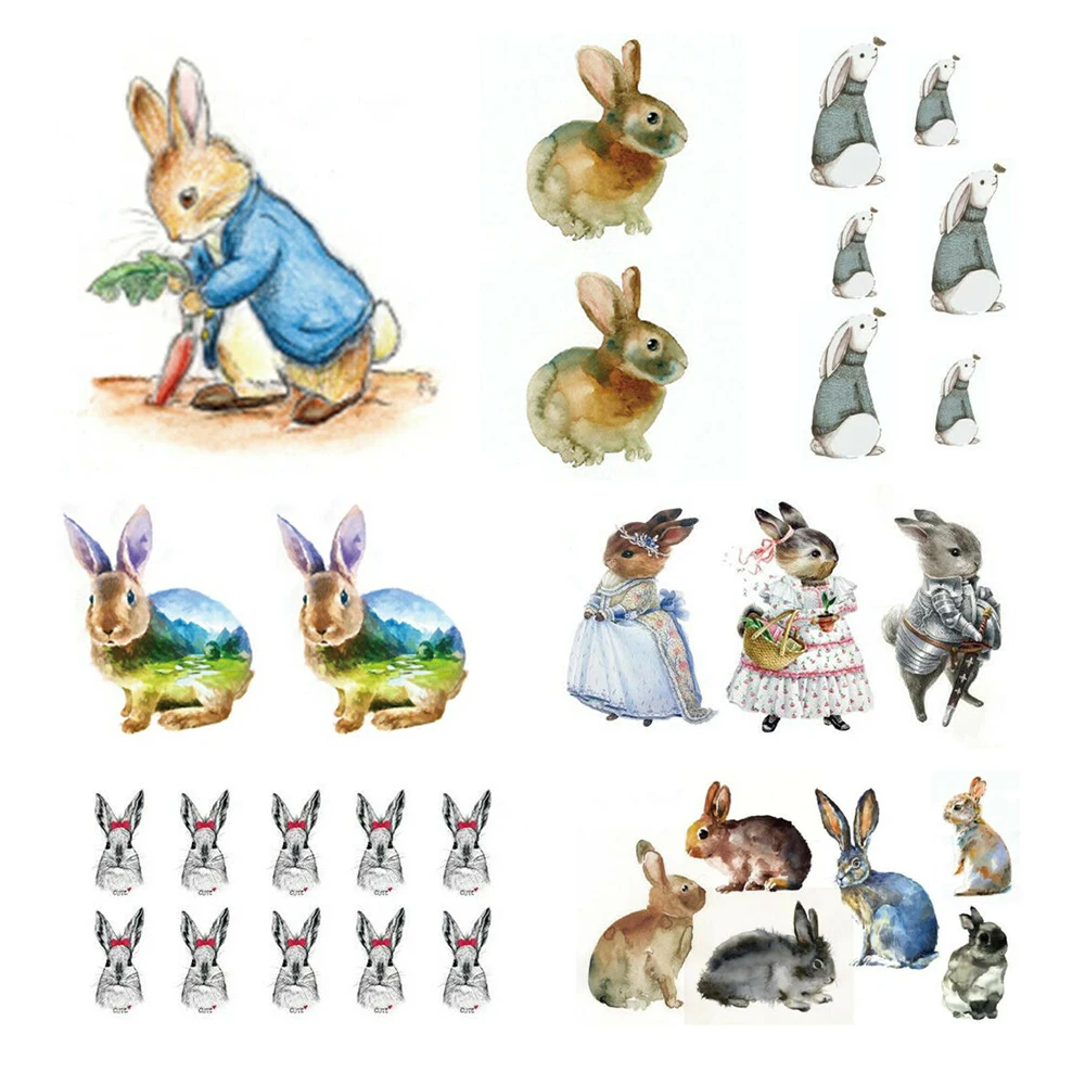 للماء المؤقتة وهمية لصاقات وشم المائية رمادي أرنب الأرنب الكرتون تصميم الجسم الفن أدوات تجميل للماء المؤقتة وهمية لصاقات وشم المائية رمادي أرنب الأرنب الكرتون تصميم الجسم الفن أدوات تجميل