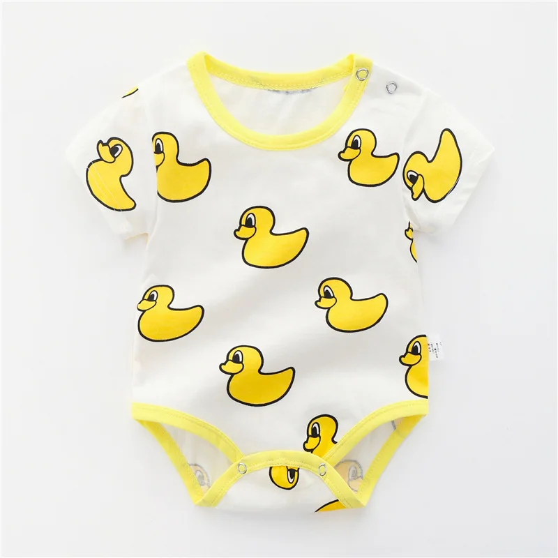 

Neonatal Jumpsuit Summer Dress Cotton Triangle Hammer Baby Clothes Baby Crawl Clothing