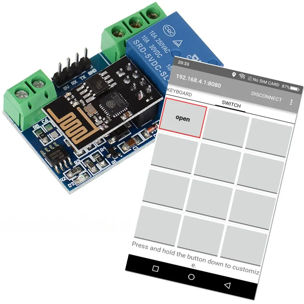 ESP8266 5 в ESP01 Wi Fi релейный модуль дистанционное управление переключатель телефон приложение для Умный дом IOT Трансмиссия расстояние 400 м