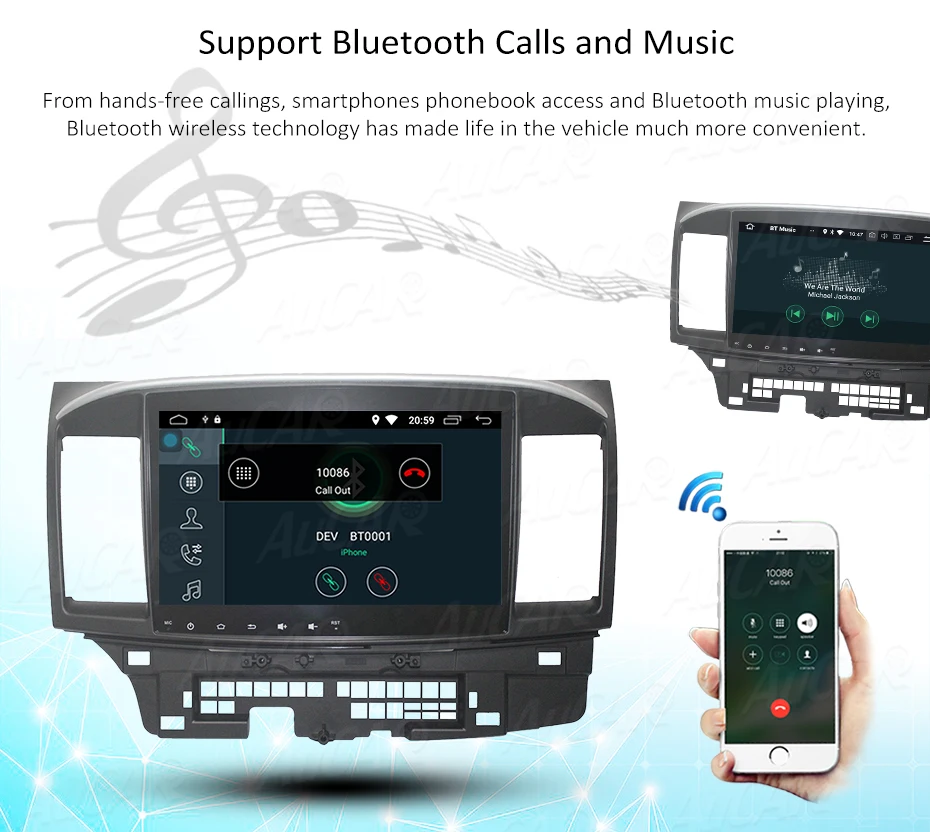 Flash Deal AuCAR 10.2" Android 7.1 Car GPS Navigation system for MITSUBISHI Lancer 2007-2017 car dvd Bluetooth GPS Radio WIFI 4G Stereo 13