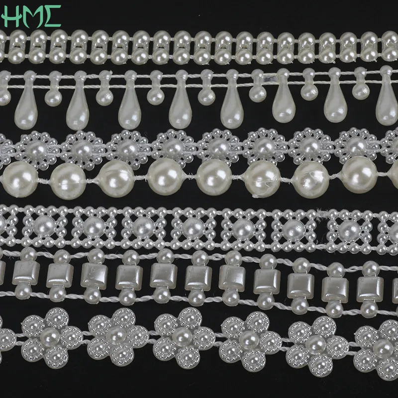 Ivory Pearl Bead Chain for DIY Decorations & Crafts