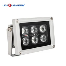 850nm 6 шт. светодиодный 130 футов 45 градусов широкоугольный Водонепроницаемый ИК инфракрасный светильник светодиодный