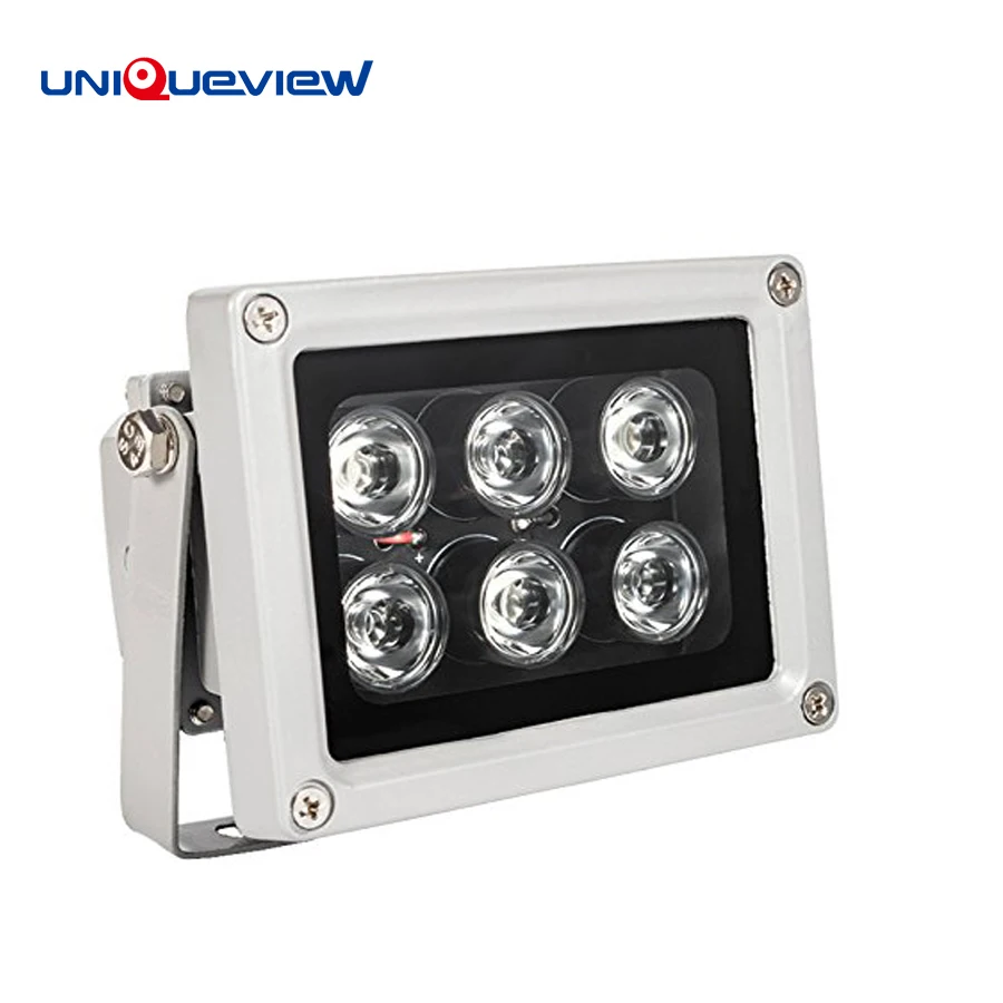 

850nm 6pcs LED 130 Feet 45 Degree Wide Angle waterproof IR Illuminator Infrared Light LED