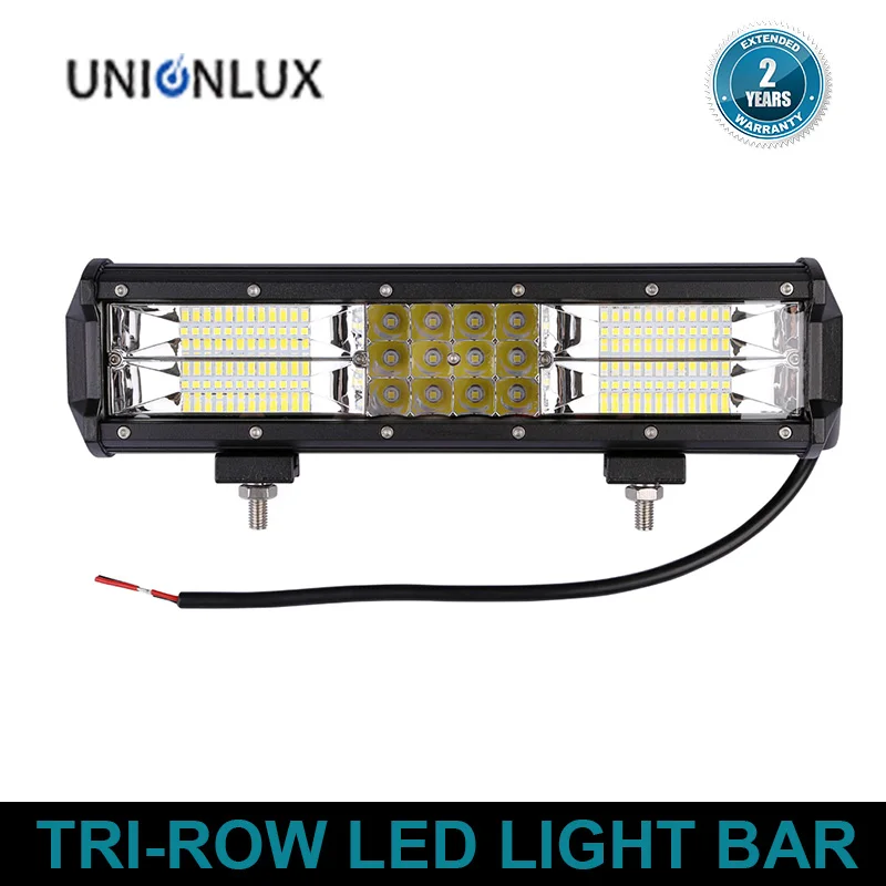 

12inch 180w 3 Row LED Light Bar For Offroad 4x4 4WD Atv UTV 4WD Suv Driving Motorcycle Light Truck Led Work Lights Auto Lamp