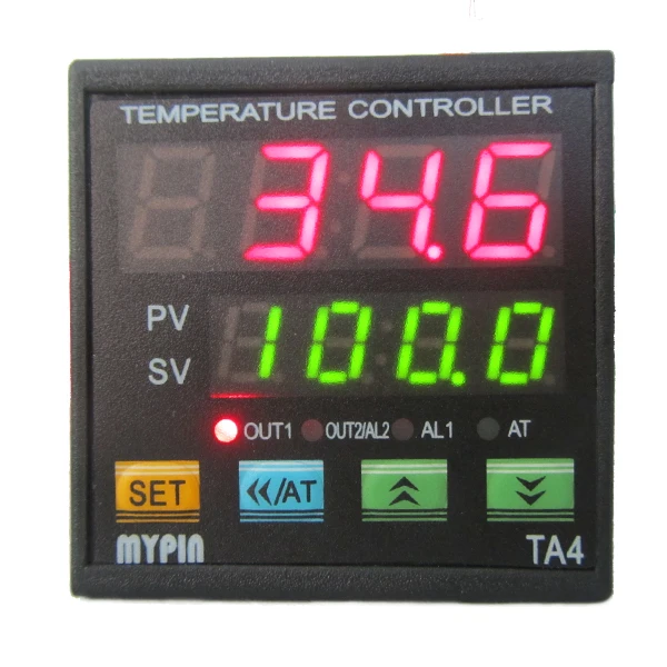 90 265VAC/DC оригинальный MYPIN Dual Digital F/C PID регулятор температуры термостат Φ 4 20mA