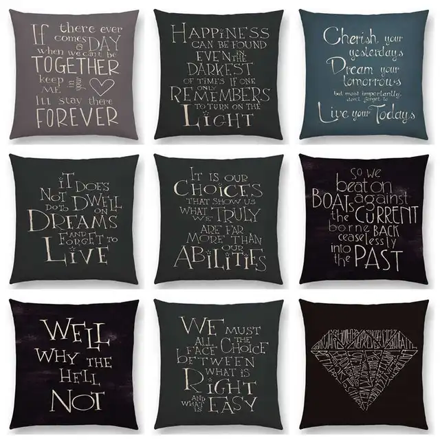 Decorative Letters Meaningful Short Sentences Proverb Words