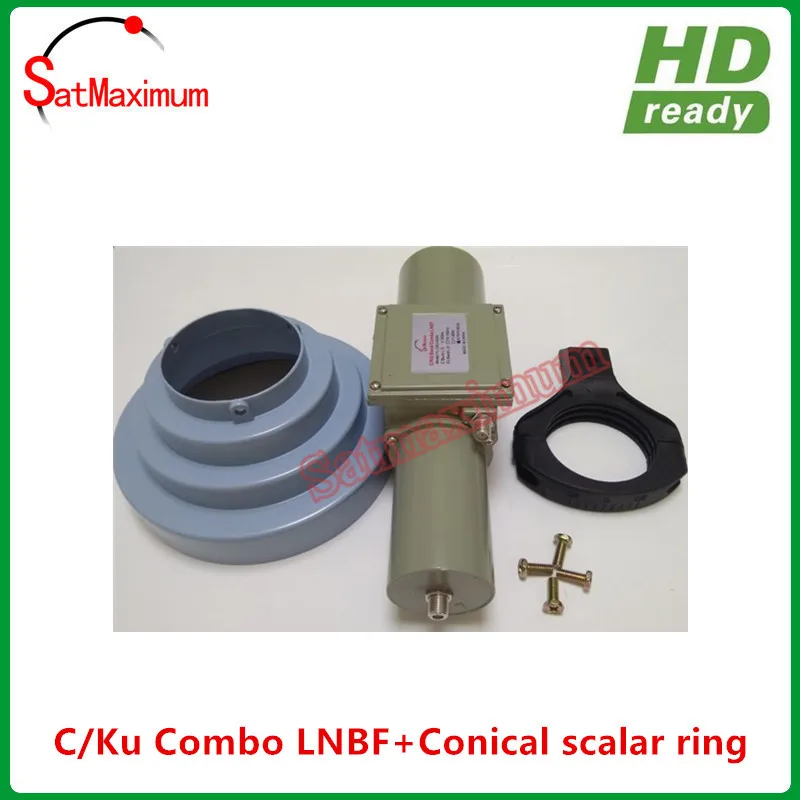 Combo LNBF with conical scalar ring_