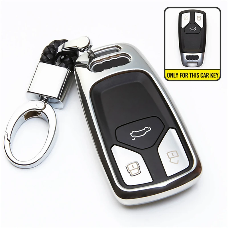 TPU чехол для автомобильного ключа Audi A4 A4L 4m 8 S Allroad 2016 2017 2018 Q5 Новый Q7 TT TTS B9 A5 S5 QT